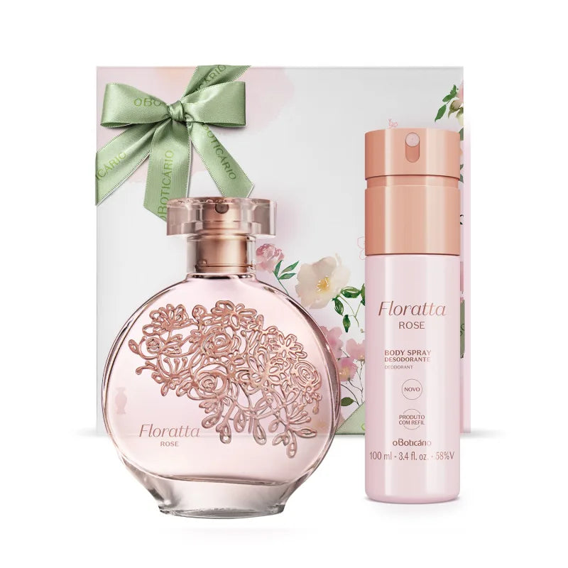 Combo GRÁTIS Dia das Mães Floratta Rose: Desodorante Colônia 75ml + Body Spray 100ml - GRÁTIS