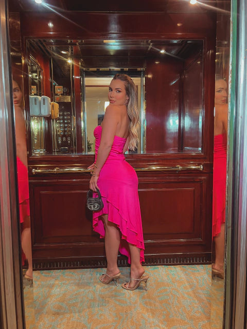 VESTIDO GURUMÊ - PINK - 10% DE DESCONTO NO PIX