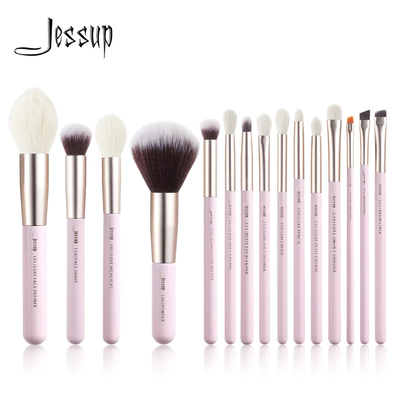 Kit de Pincéis de Maquiagem com 15 Peças